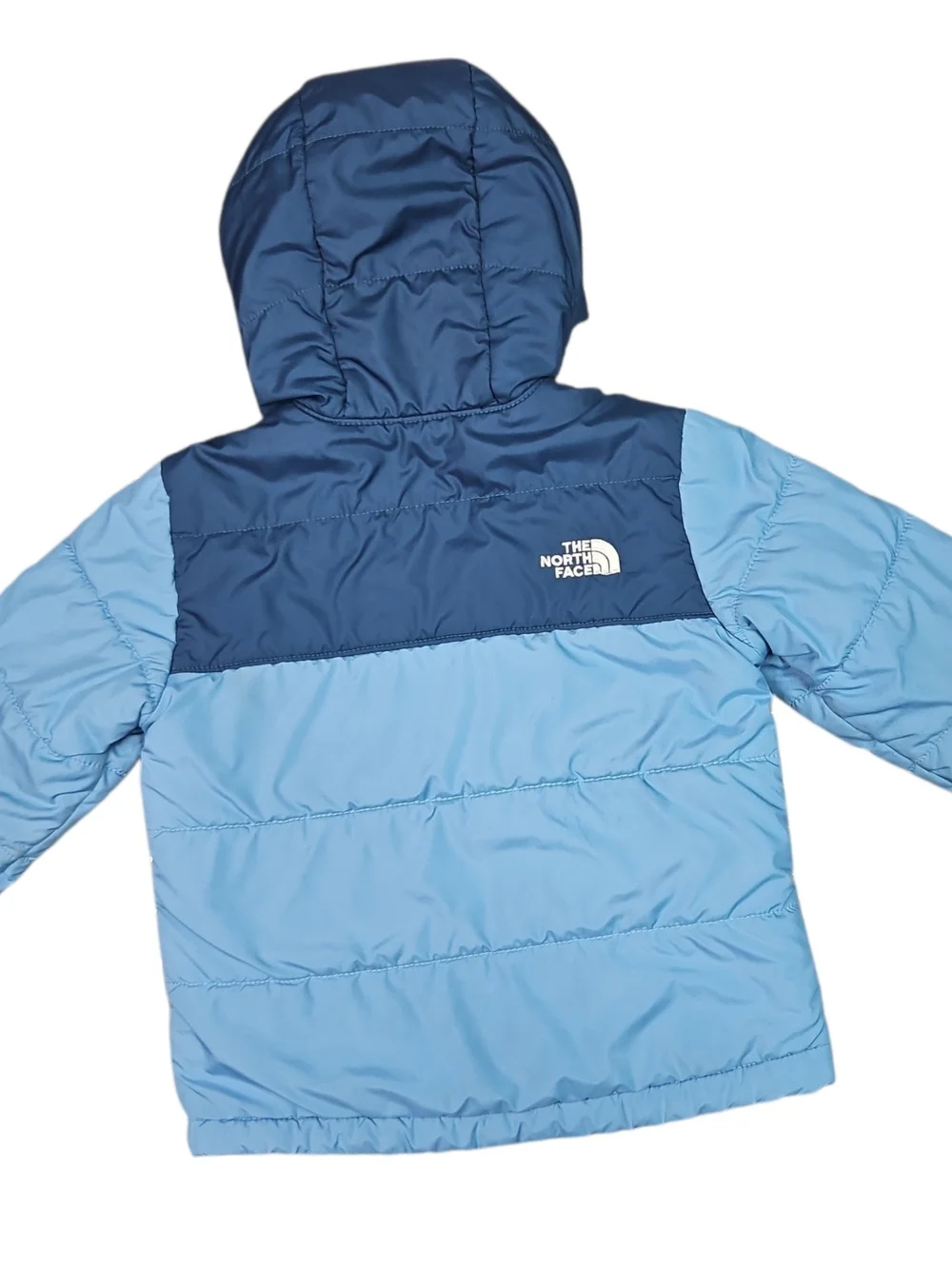 The North Face Kids' Two-Tone Blue/Navy Reversible Puffer Jacket Size 3 Toddler
